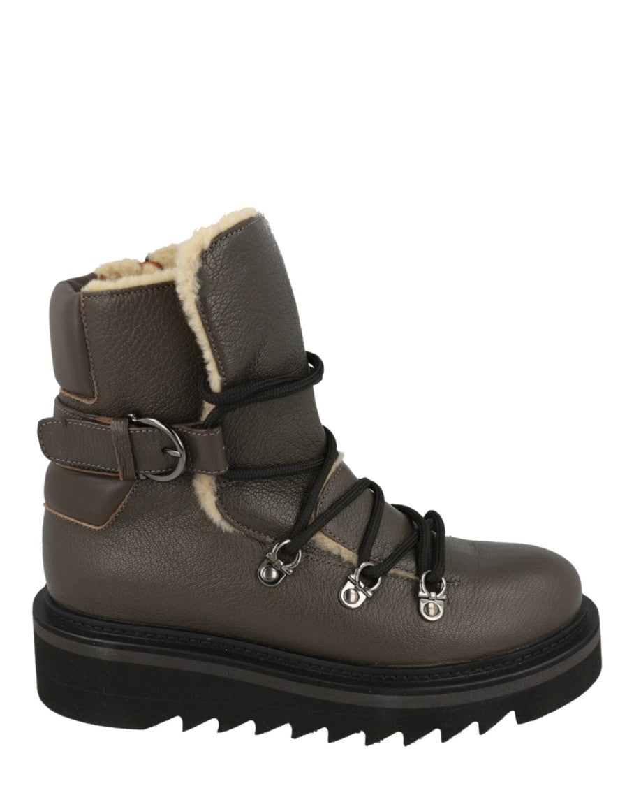 Ferragamo Elimo F Leather Boots