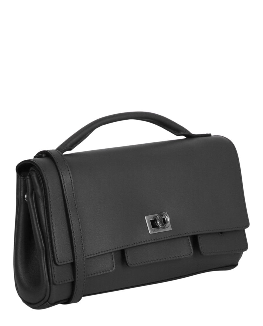 Balenciaga Bel Air Small Leather Clutch Bag