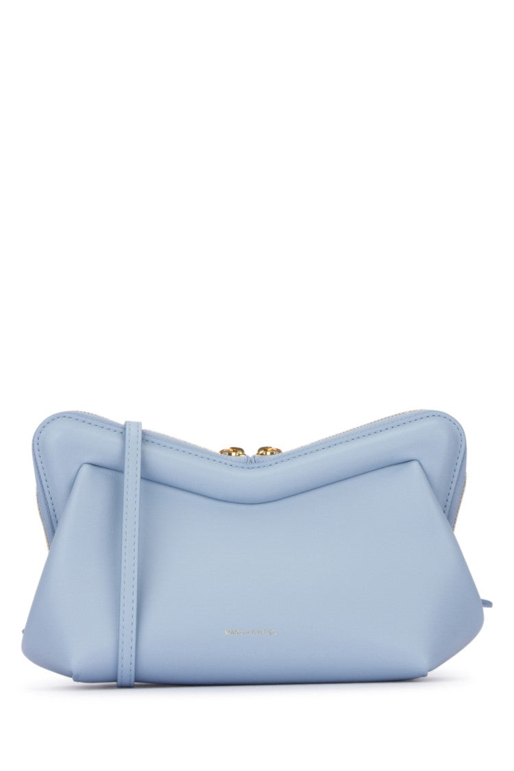 Mansur Gavriel Curved Design Leather Bag With Detachable Strap