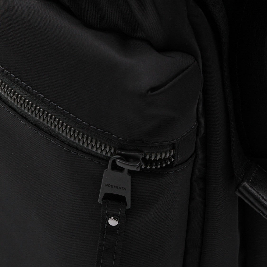 Premiata Structured Nylon Backpack With Logo Print