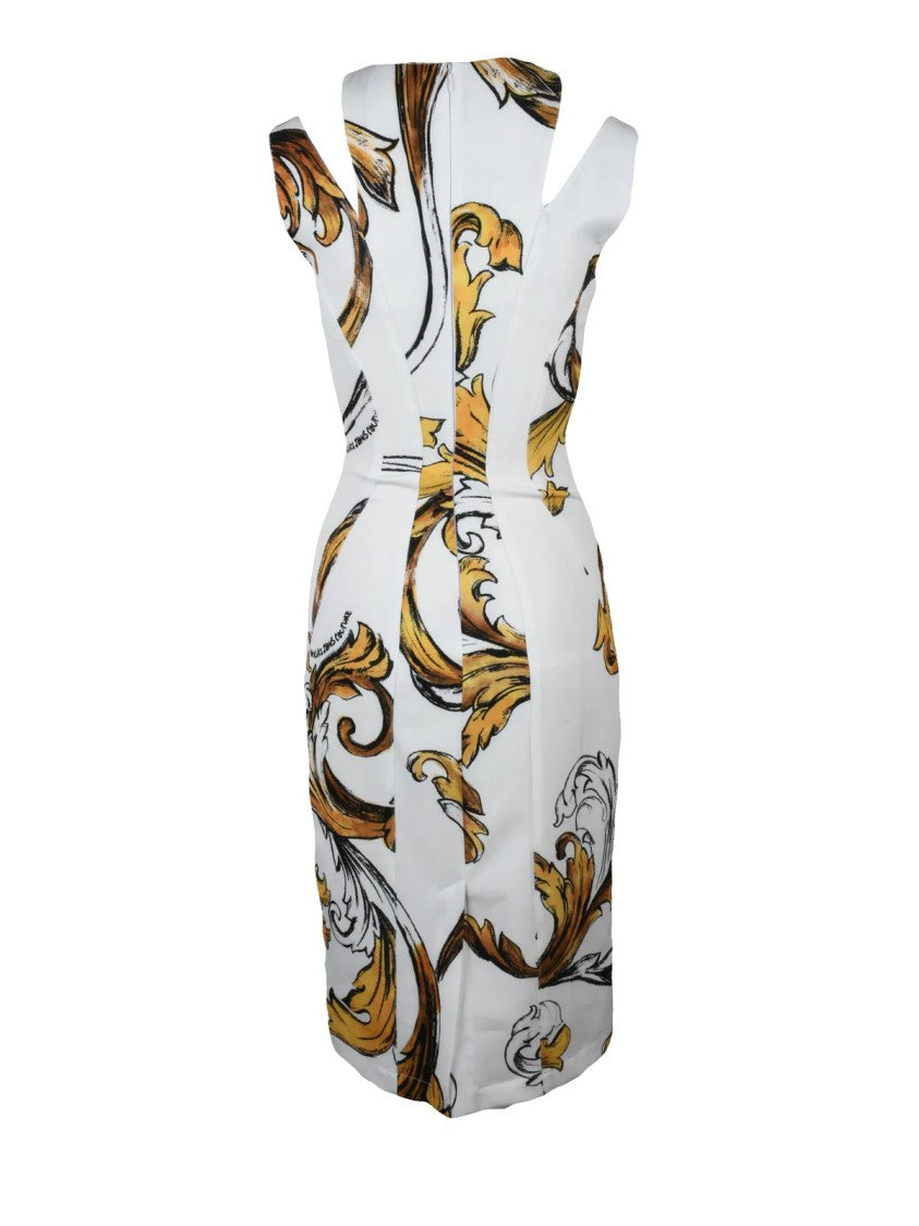 Versace Jeans Couture Long Sheath Dress - White