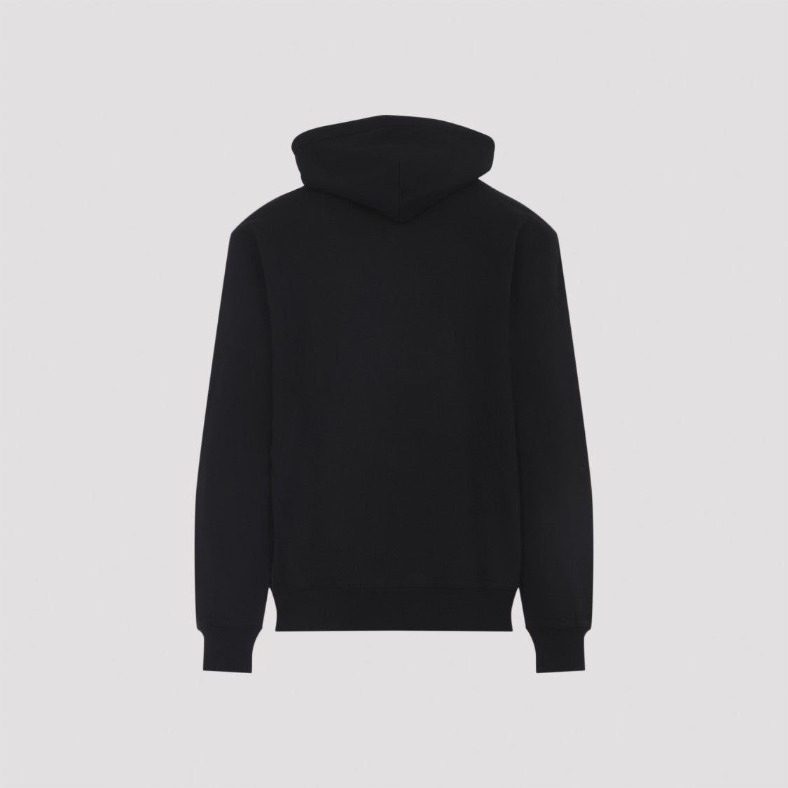 Carhartt Wip Graphic Print Black Hoodie With Drawstring Hood And Ribbed Details