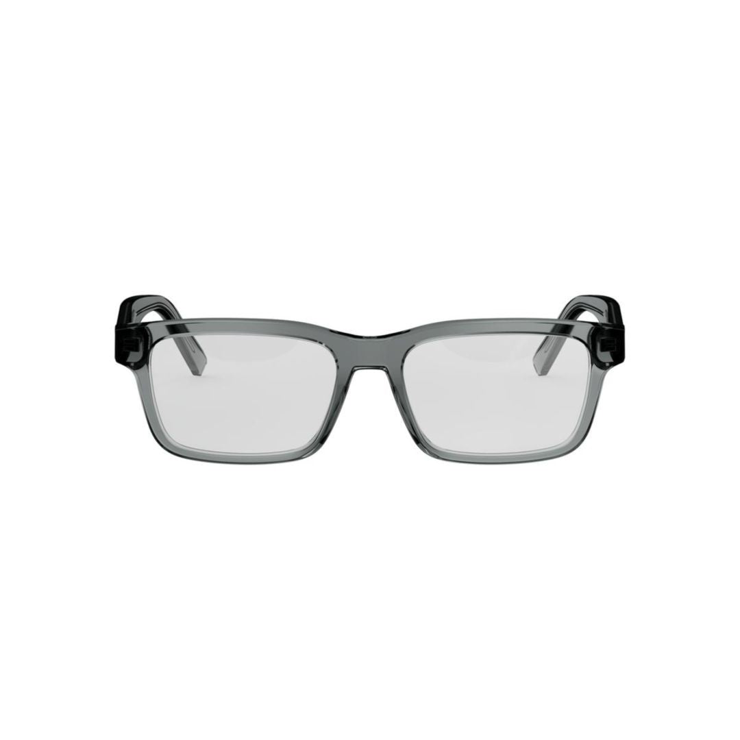 Dior Botanicao S4i Translucent Smoky Grey Rectangular Frame Eyeglasses