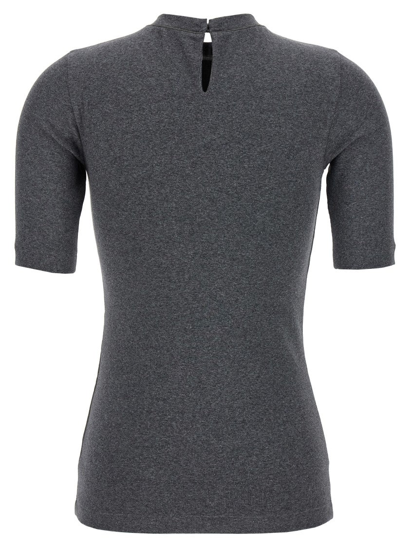 Brunello Cucinelli Monile Ribbed T-Shirt