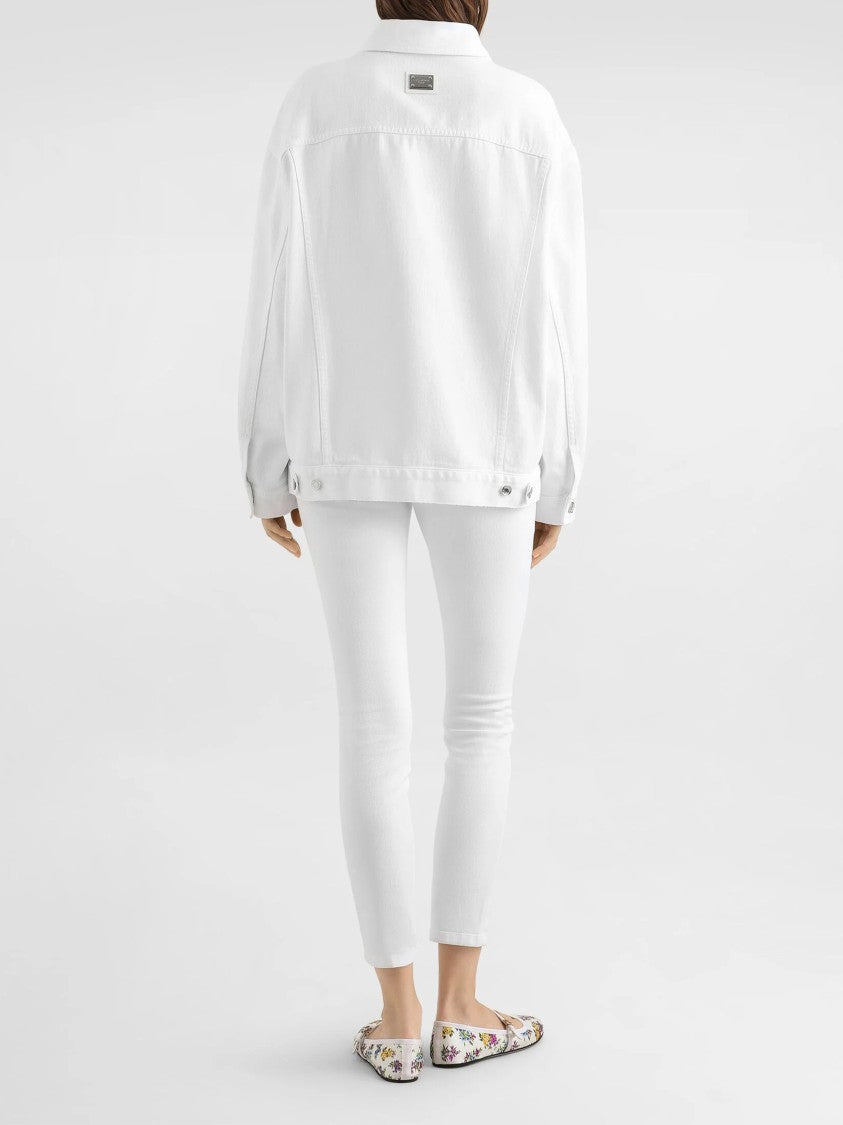 Dolce & Gabbana Slim-Fit Cropped Cotton Five-Pocket Pants