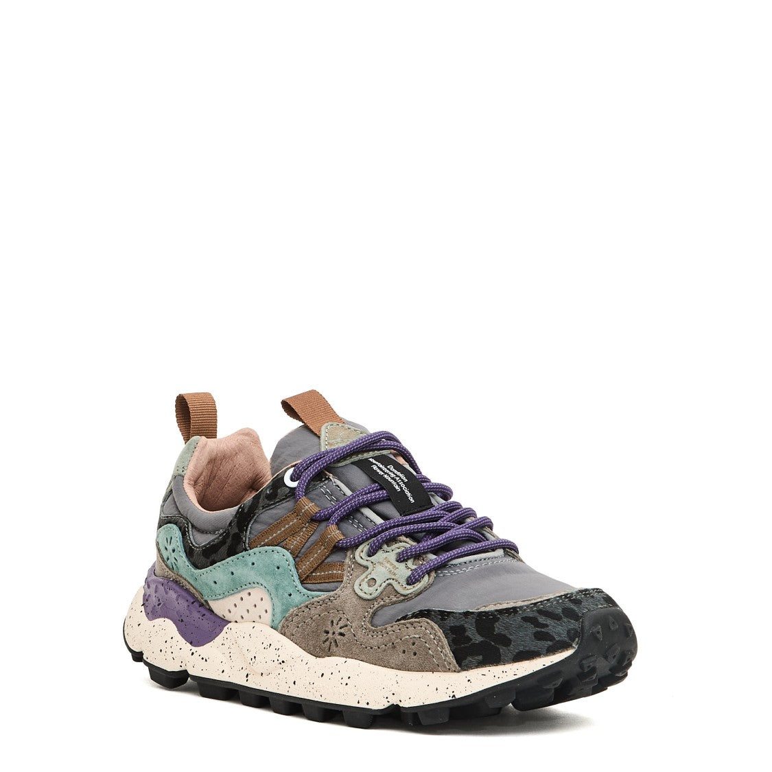 Flower Mountain Yamano Sneakers With Technical Fabric And Cork Insole