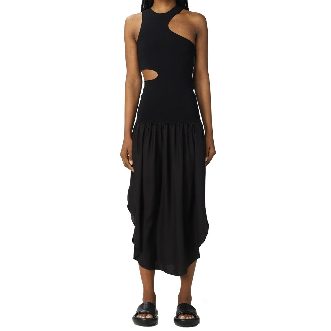 Stella Mccartney Silk Cut-Out Maxi Dress