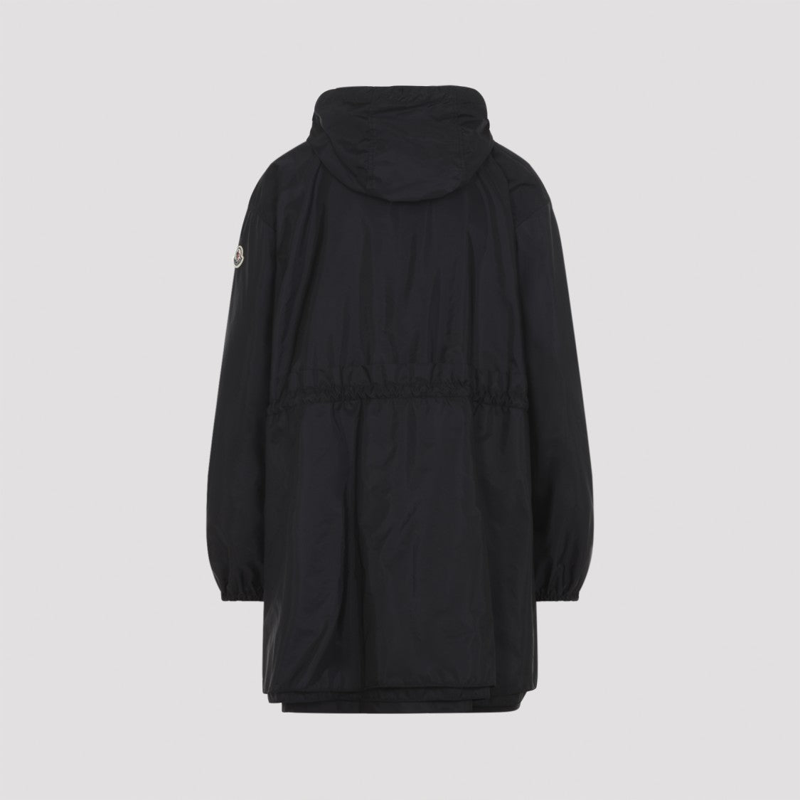 Moncler Short Hooded Jacket With Drawstring Waist