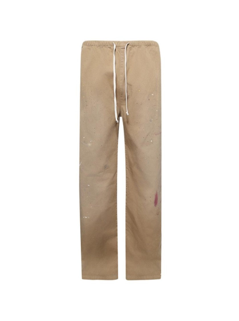 Mm6 By Maison Margiela Relaxed Sand Beige Pants