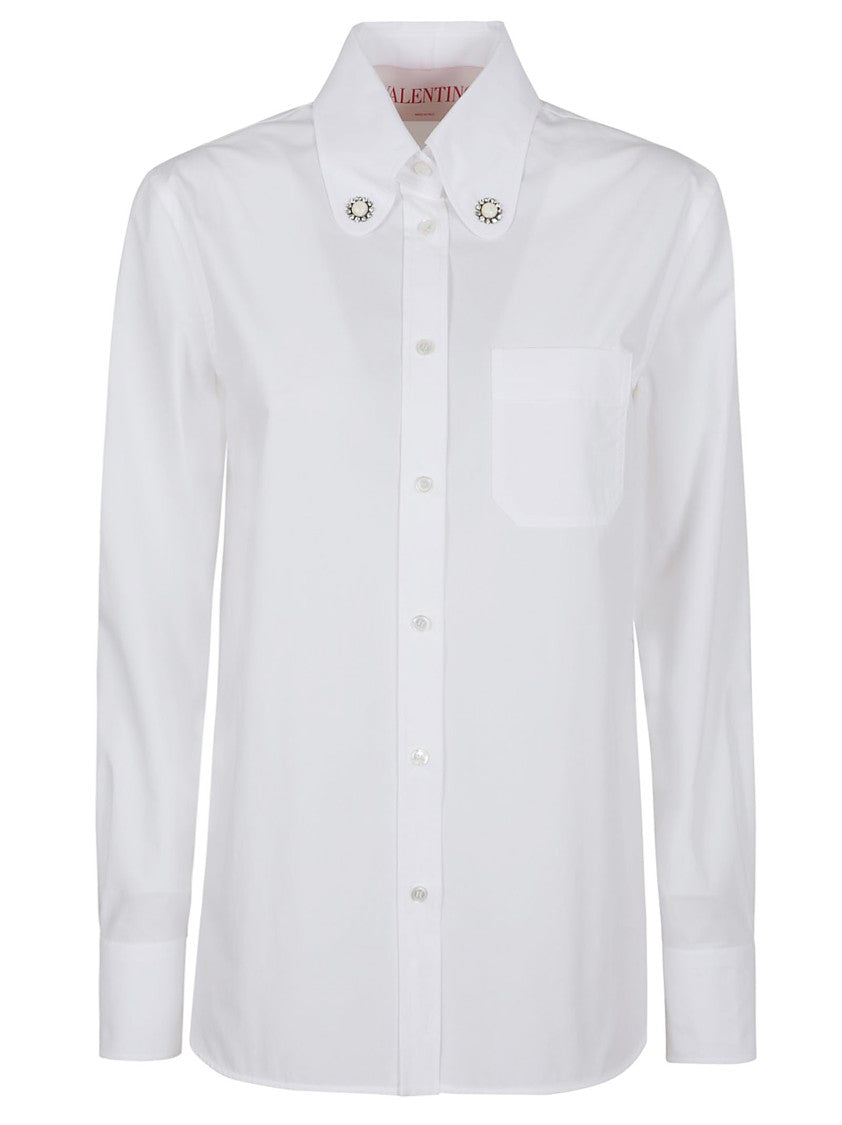 Valentino White Cotton Shirt