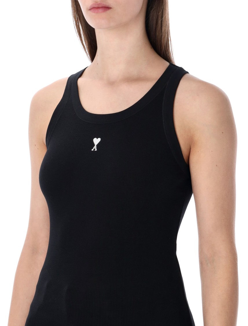 Ami Paris Ami De Cœur Rib Tank Top