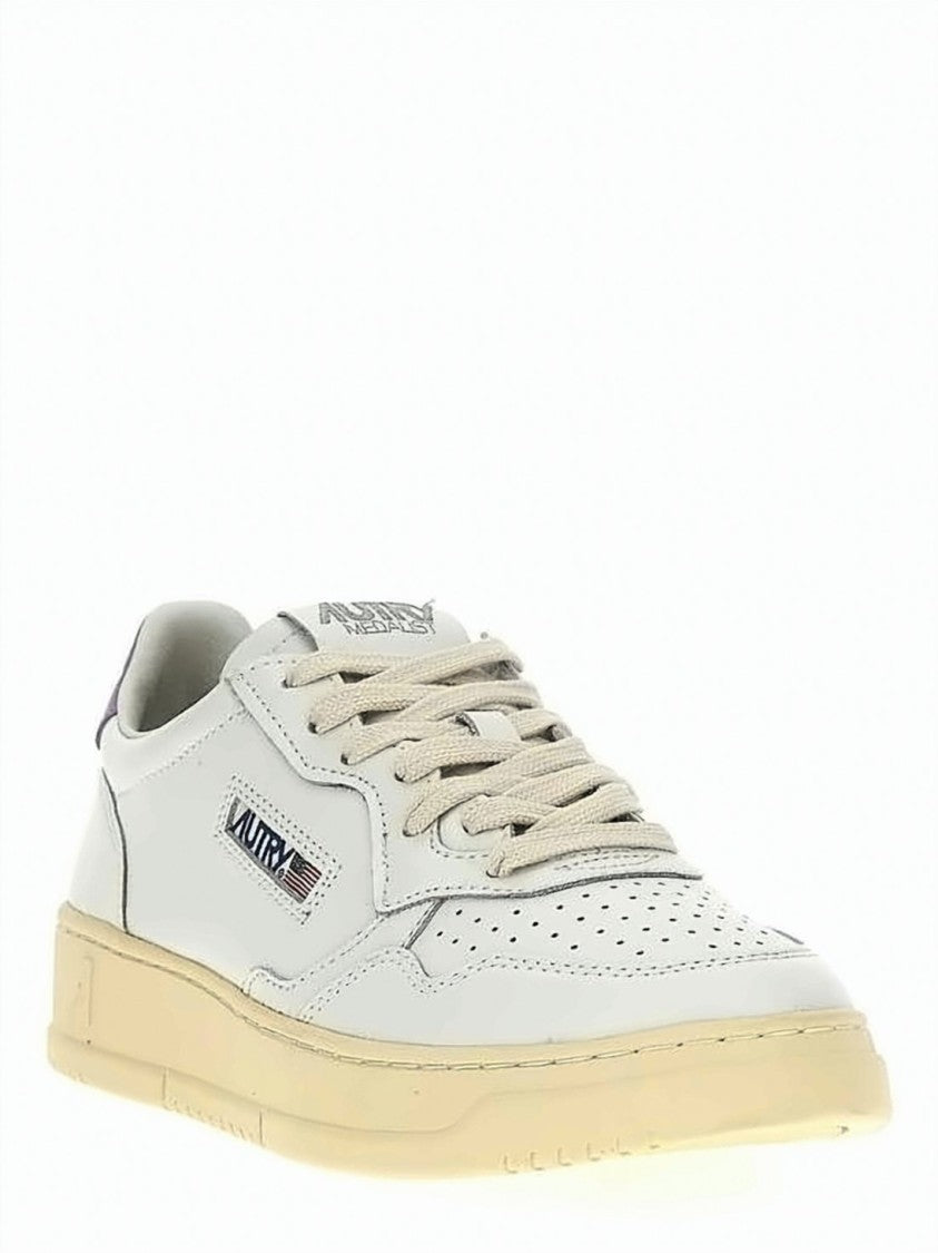Autry Low-Top Sneakers With Smooth Leather Upper And Perforated Detailing