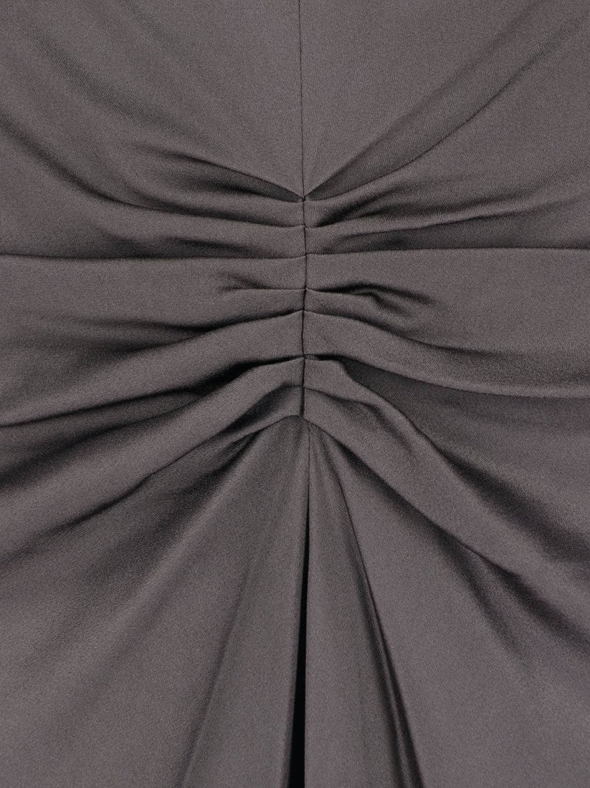 Victoria Beckham Asymmetrical Skirt With Gathered Details
