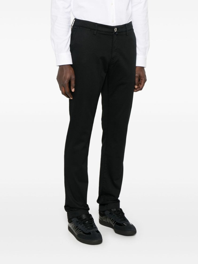 Jacob Cohen Black Jeans With Premium Detailing