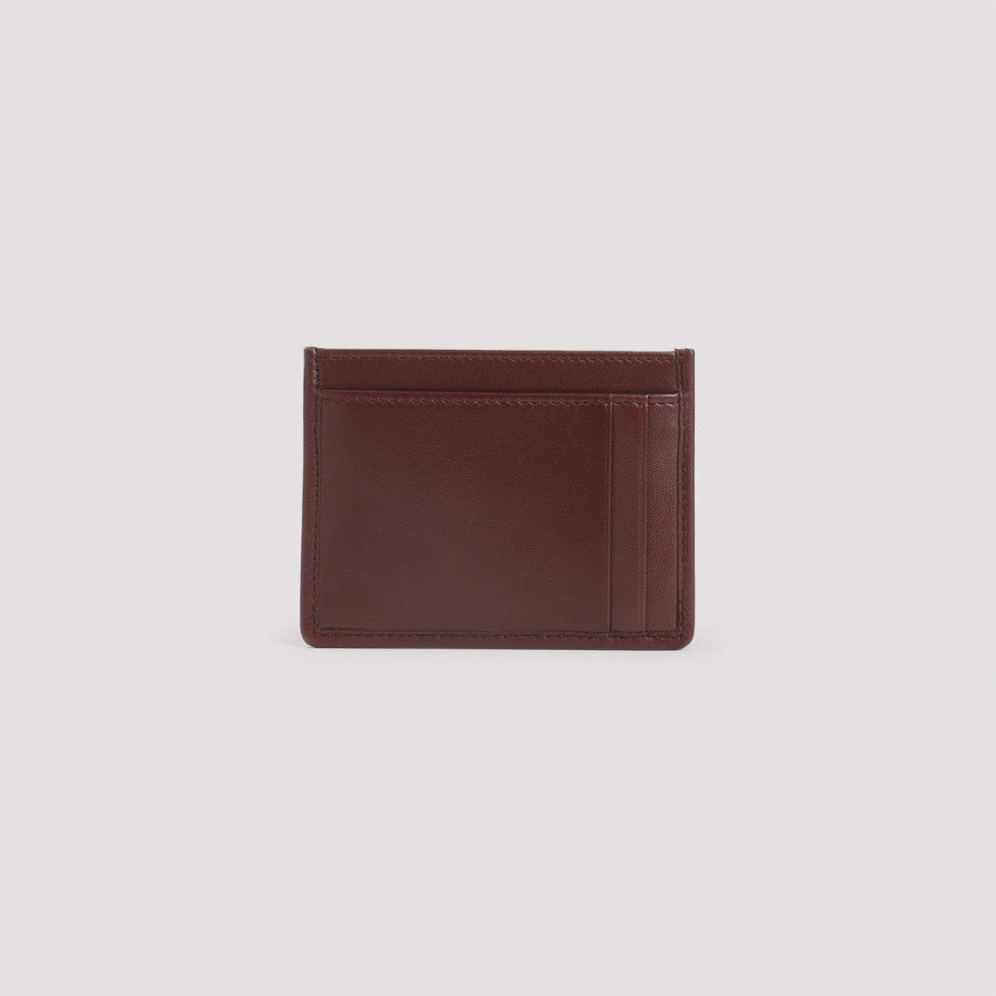 Miu Miu Bordeaux Lamb Leather Cardholder
