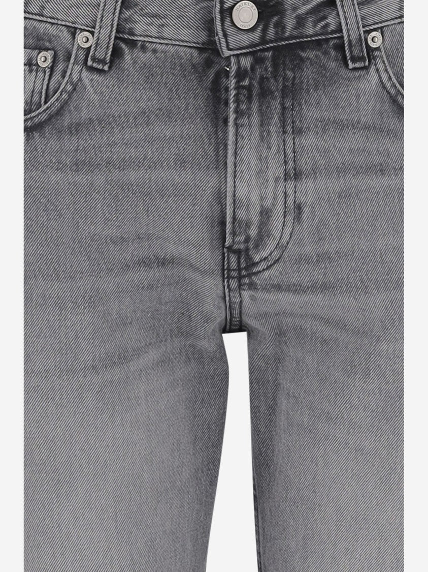 Haikure Wide Leg Cotton Denim Jeans