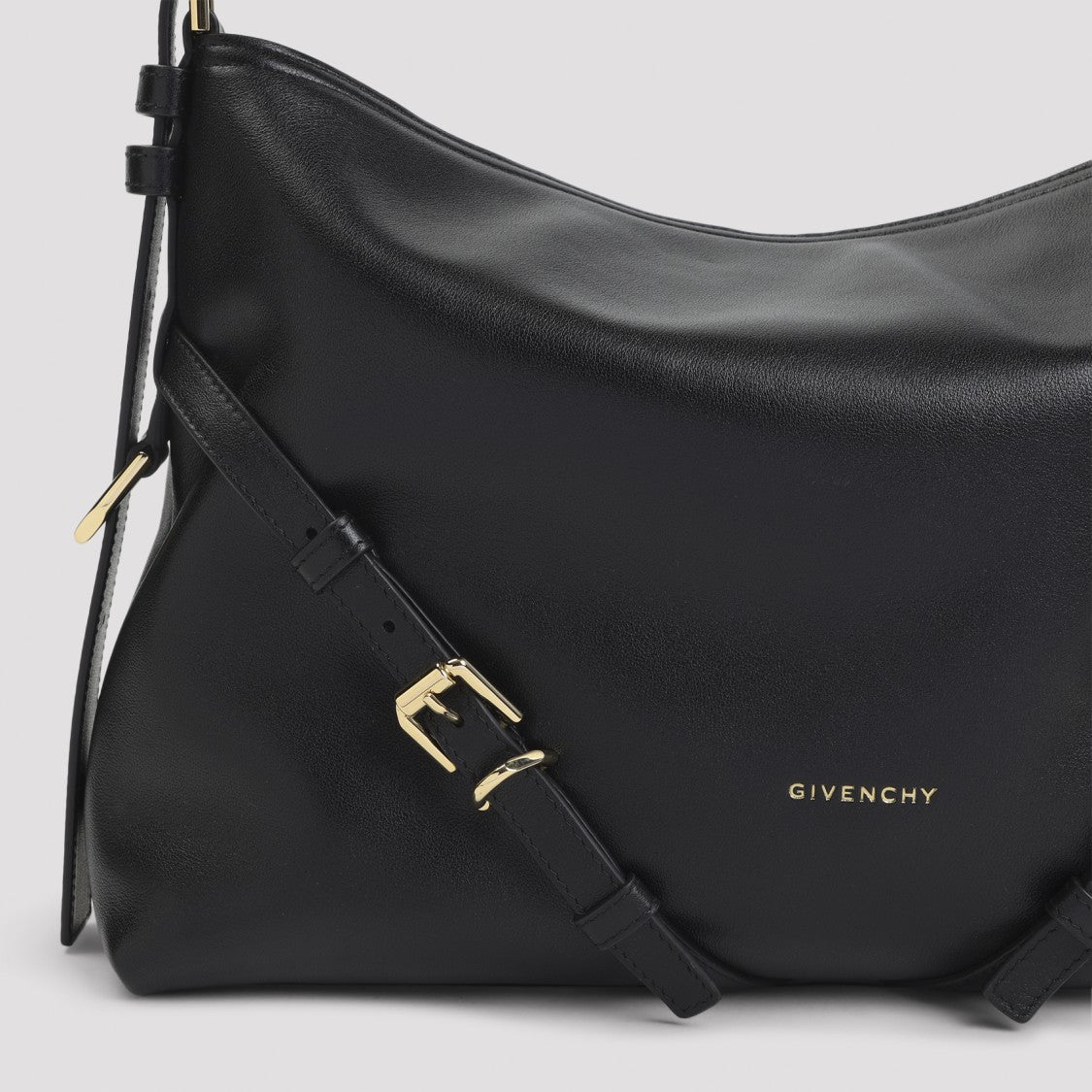 Givenchy Voyou Medium Black Calf Leather Handbag