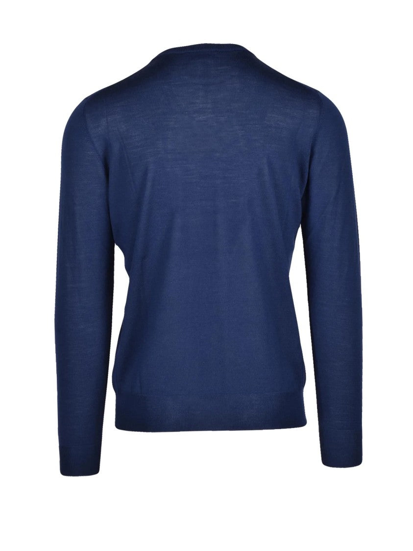Filippo De Laurentiis Crew Neck Sweater In Extrafine Merino Wool