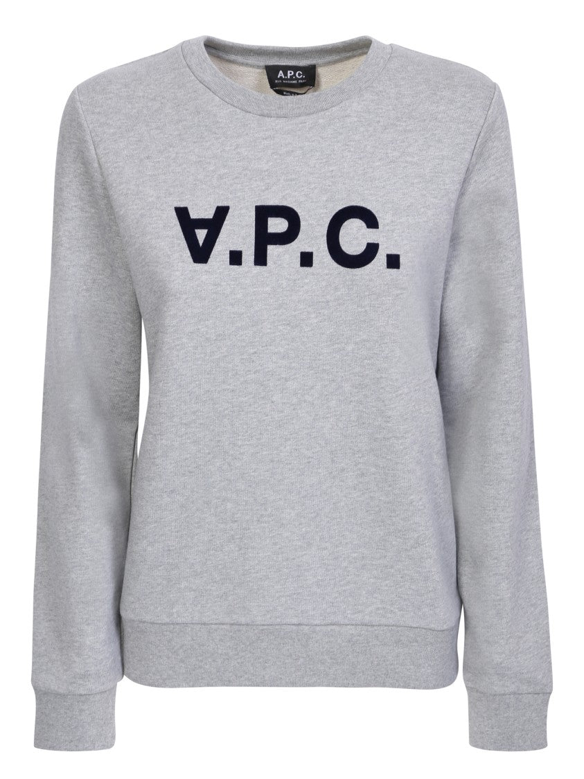 A.P.C. Grey Pure Sweatshirts