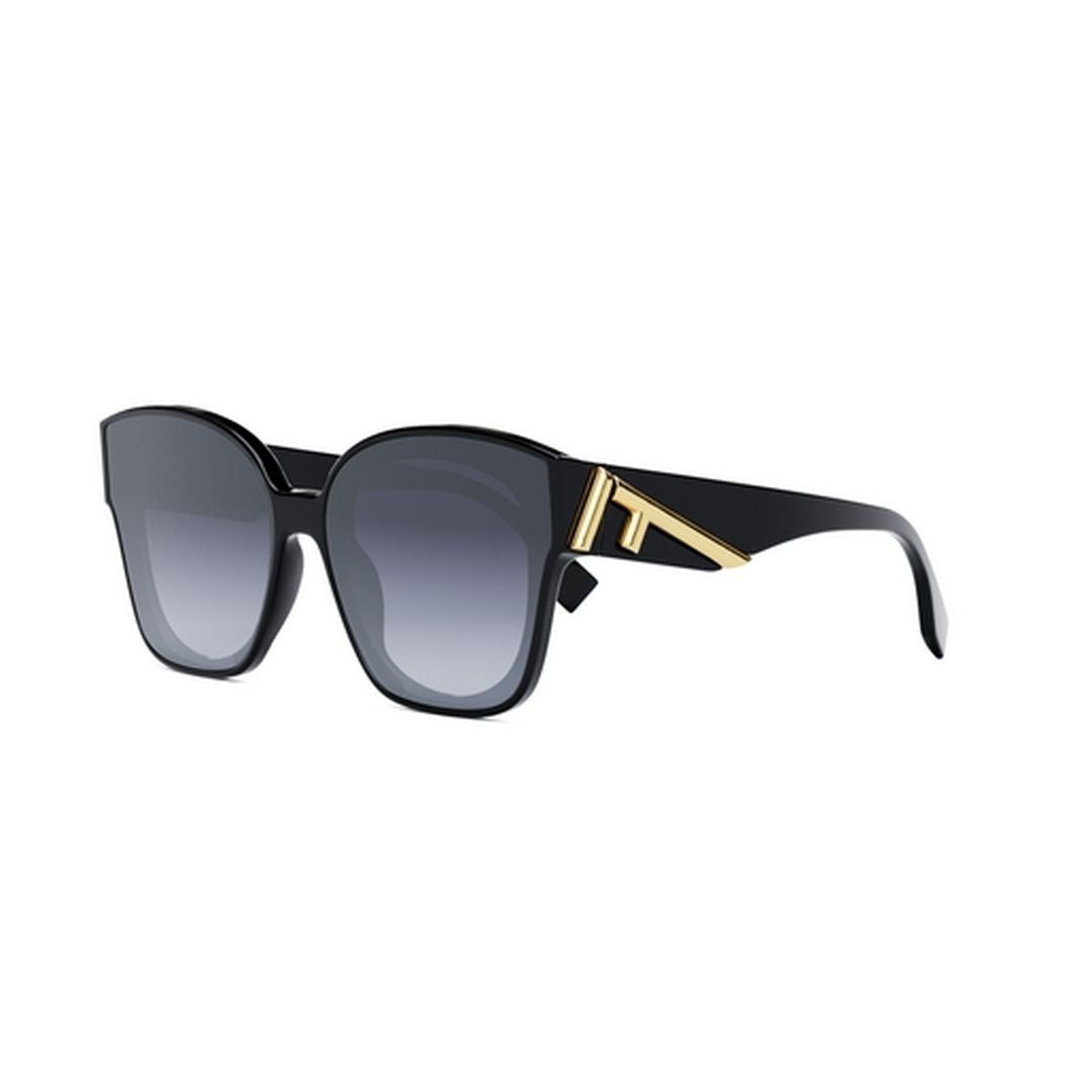 Fendi Fe40098i Oversized Square Frame Sunglasses