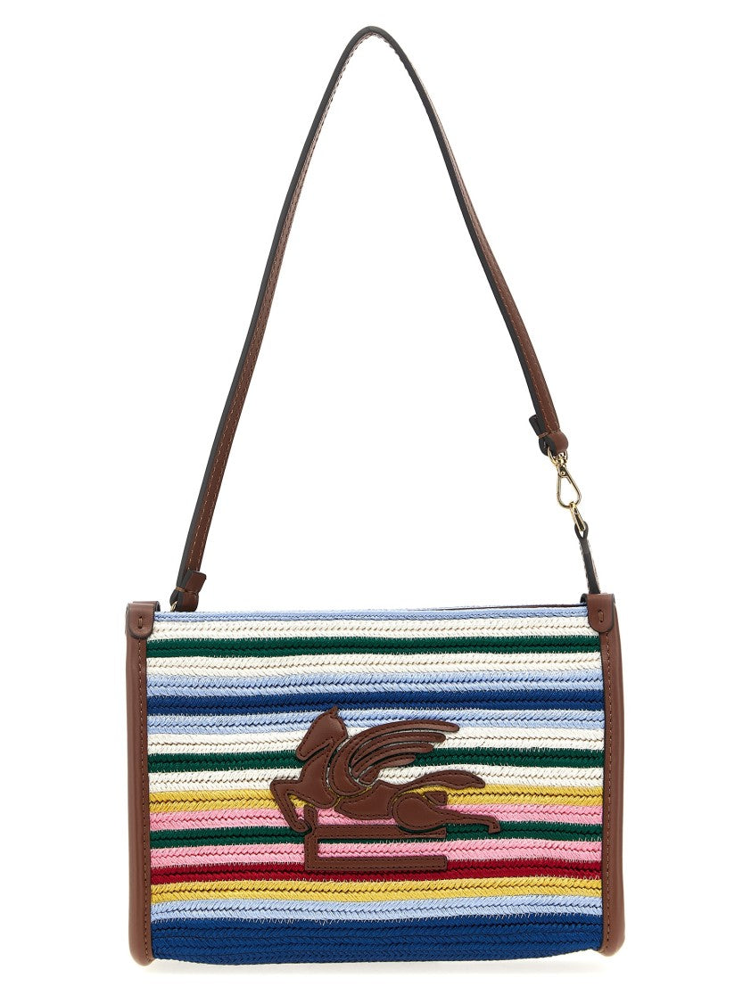 Etro Striped Viscose Pouch