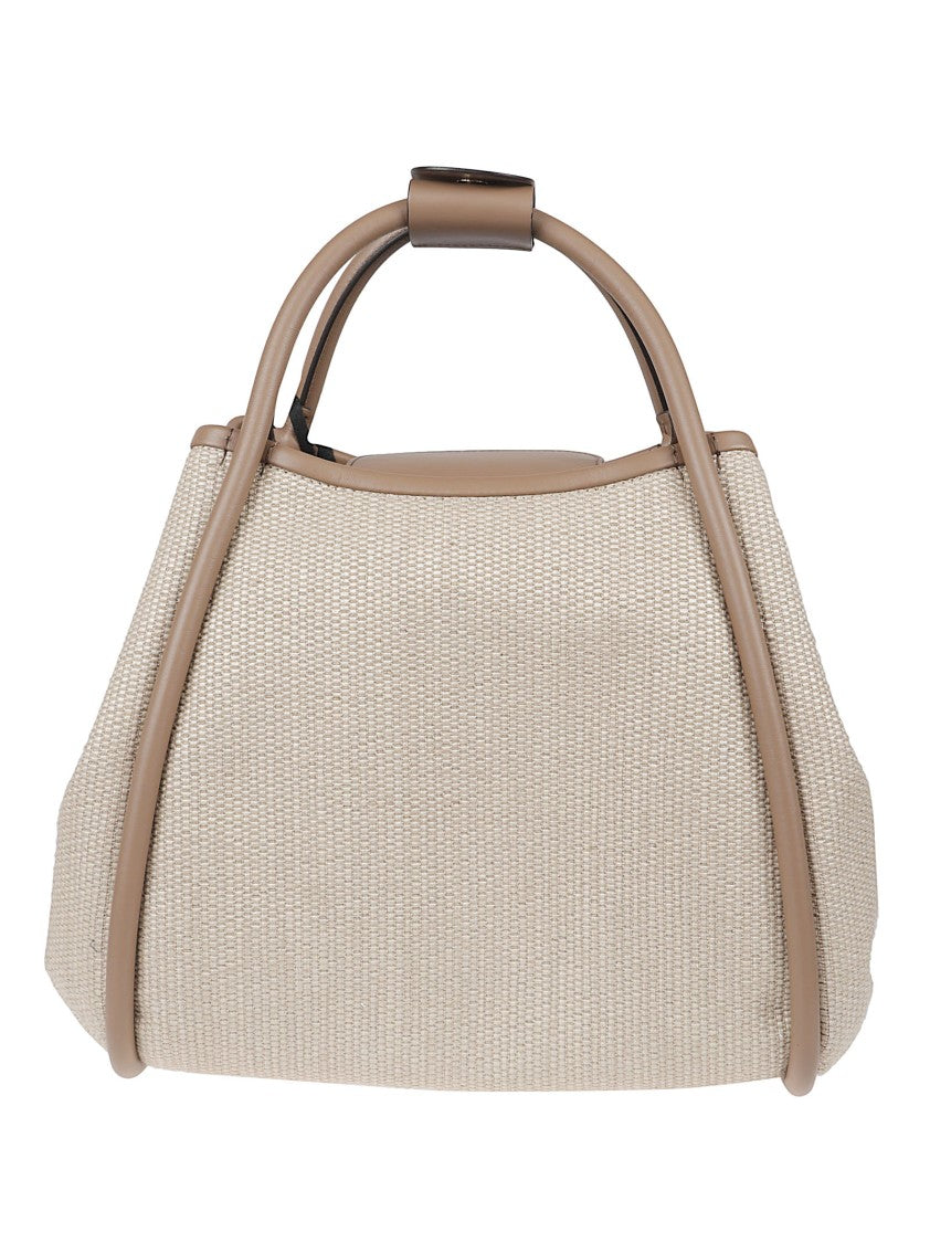 Max Mara Woven Raffia-Effect Bag