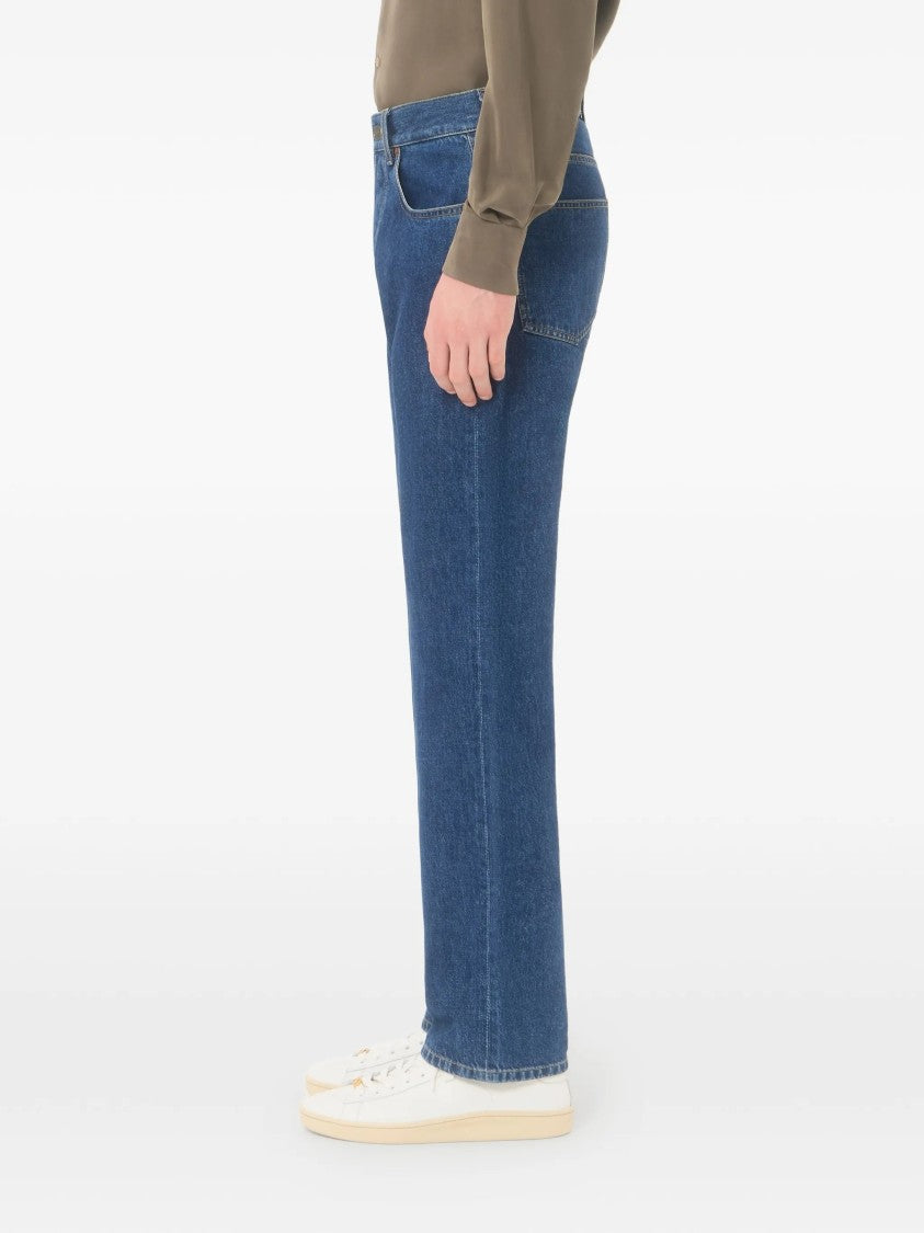 Valentino Mid-Blue Denim 5 Tasche Jeans
