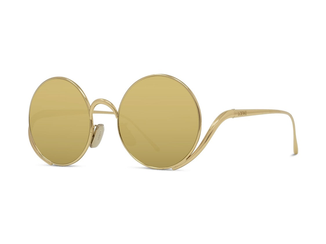 Loewe Lw40187u Round Metal Sunglasses