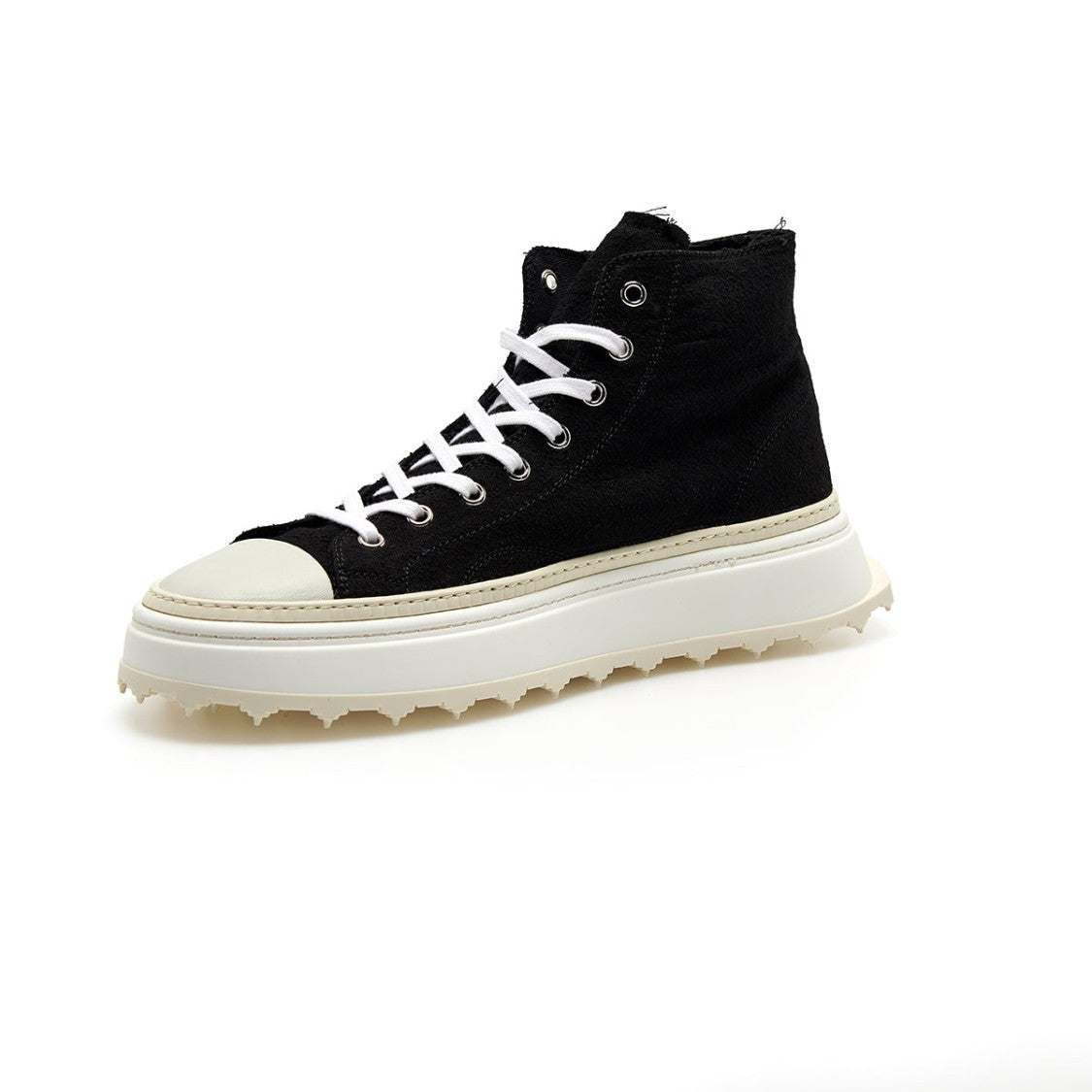 Bepositive Leather Mid-Cut Sneakers