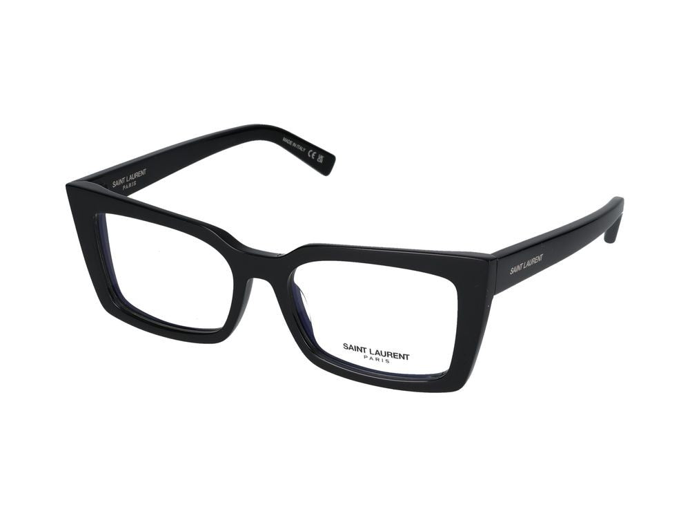 Saint Laurent Eyeglasses Saint Laurent Sl 554 001 Black Black Transparent 54/17/140