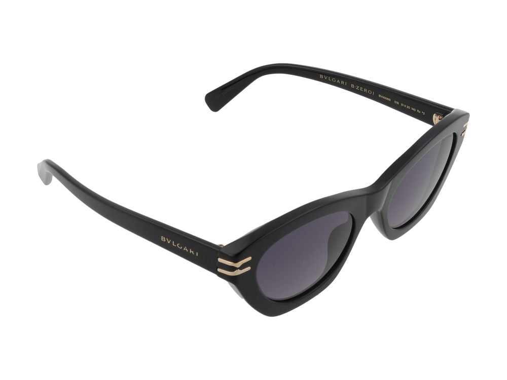 Bulgari Cat-Eye Gold Accent Tinted Lens Sunglasses