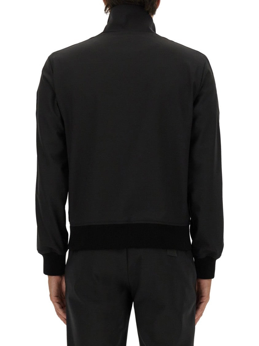 Dolce & Gabbana Black Jacket With High Collar