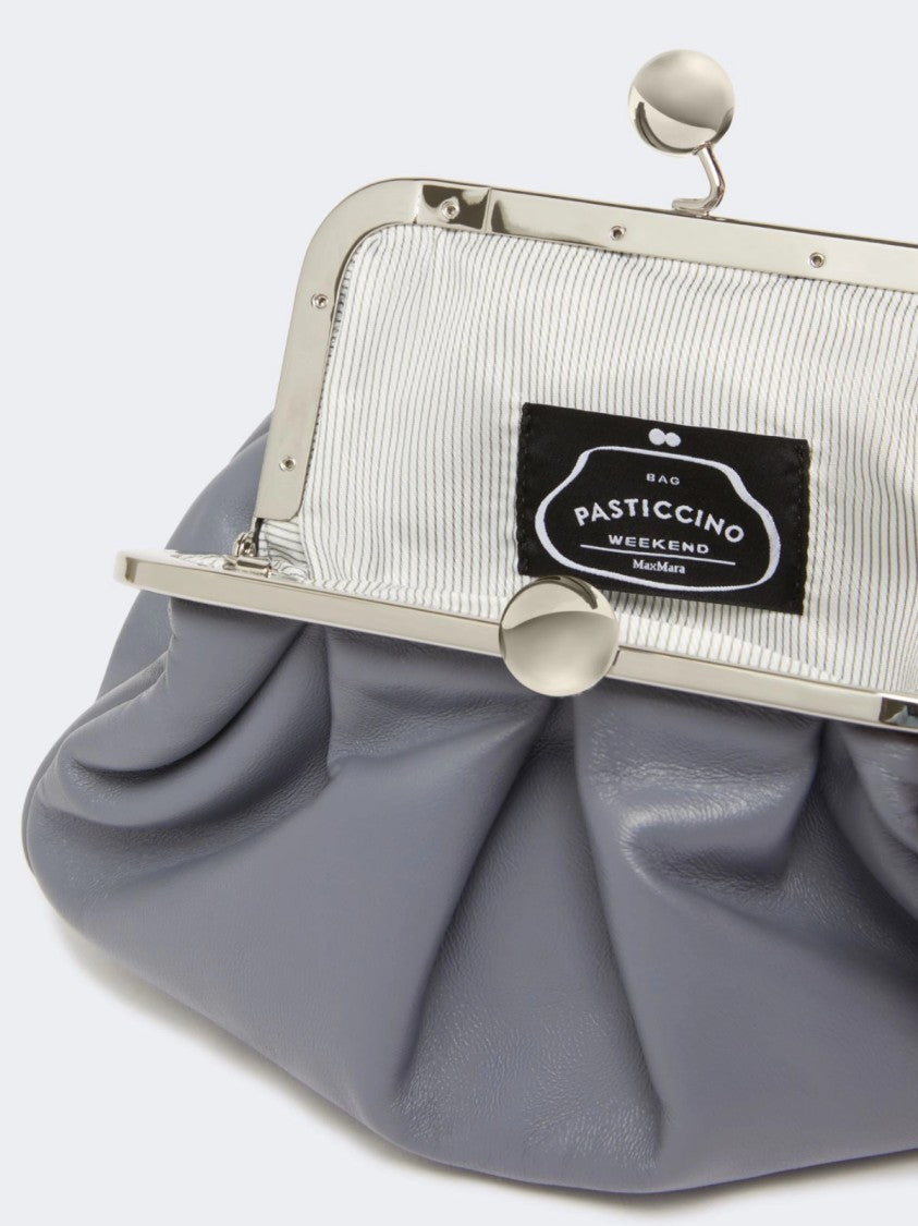 Max Mara Prati Leather Clutch Bag