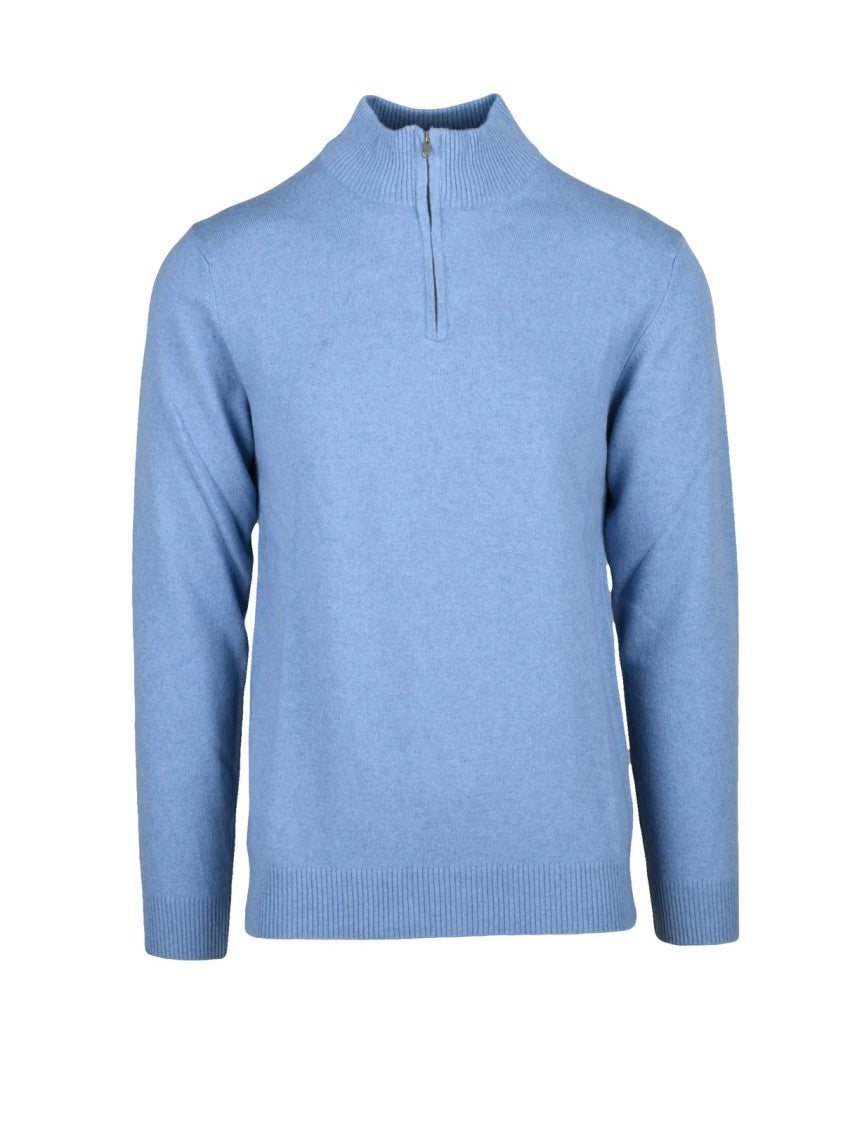 Daniele Fiesoli Merino Wool Cashmere Sweater - Light Blue