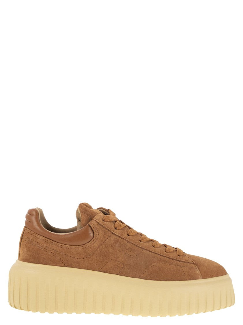 Hogan H-Stripes Suede Trainers