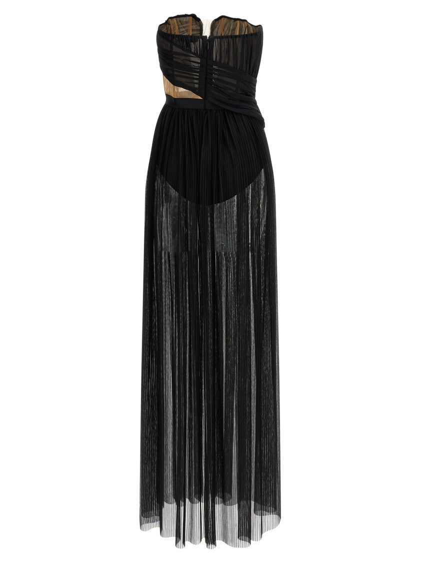Nensi Dojaka 'Corsetto Draped Gown' Dress