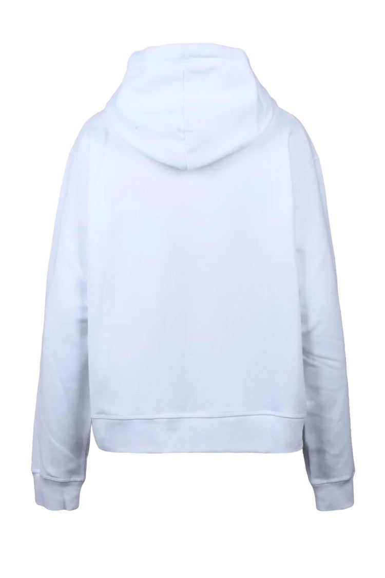 Dsquared2 Cropped White Hoodie