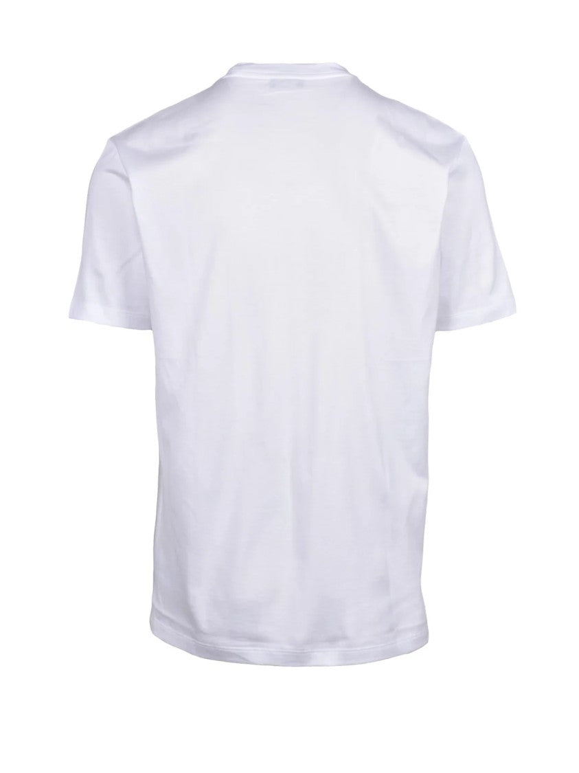 Paul & Shark Classic White T-Shirt With Gold Logo And Shark Design