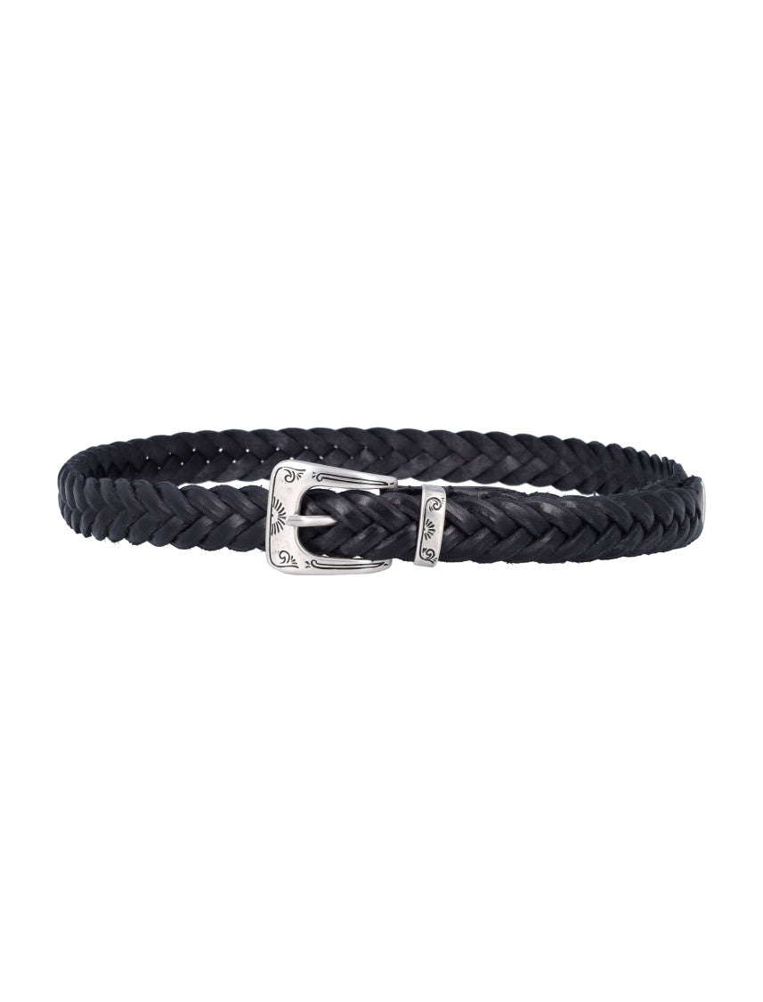 Mancini 1979 Sophia Braided Leather Belt