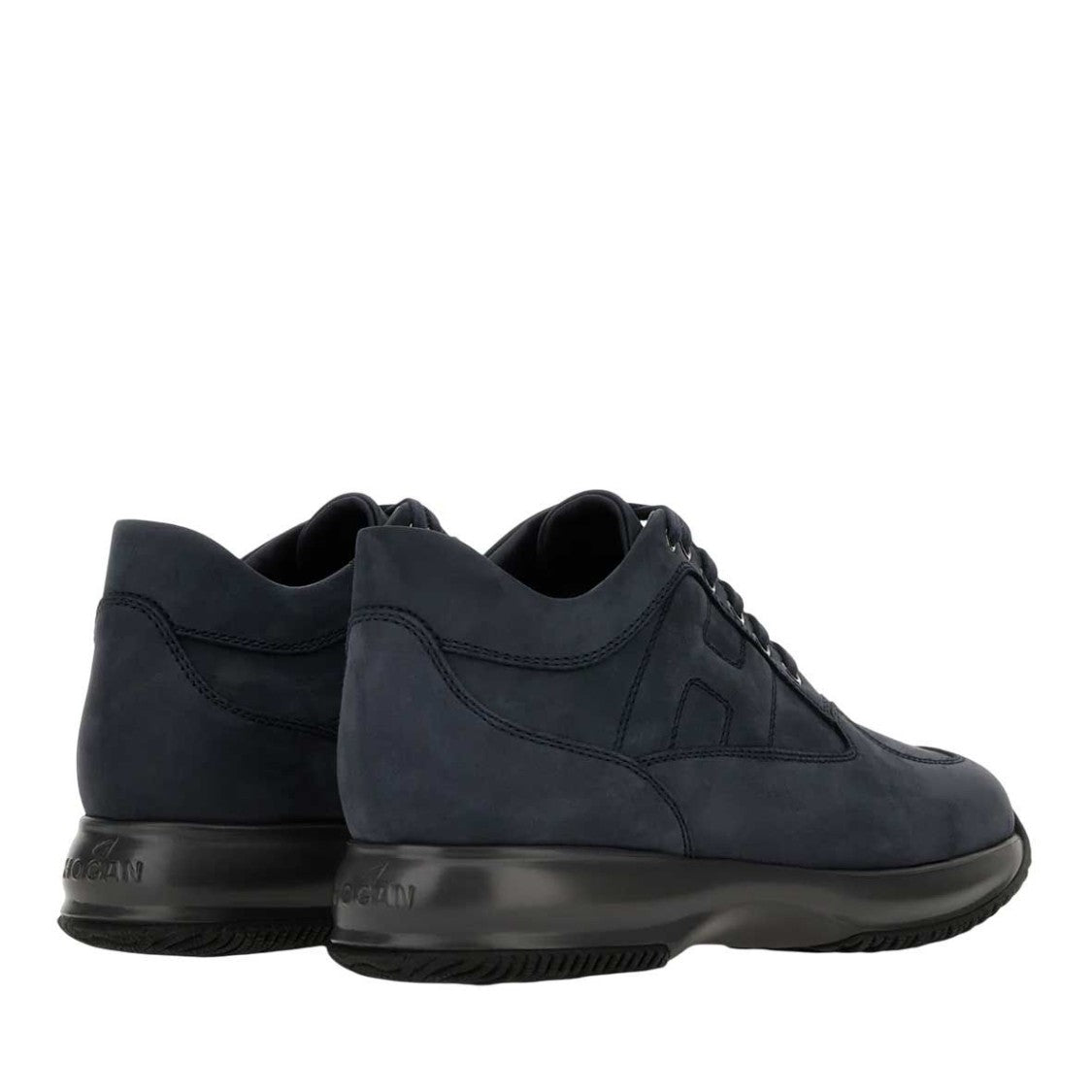 Hogan Contemporary Blue Calfskin Hogan Interactive Shoes