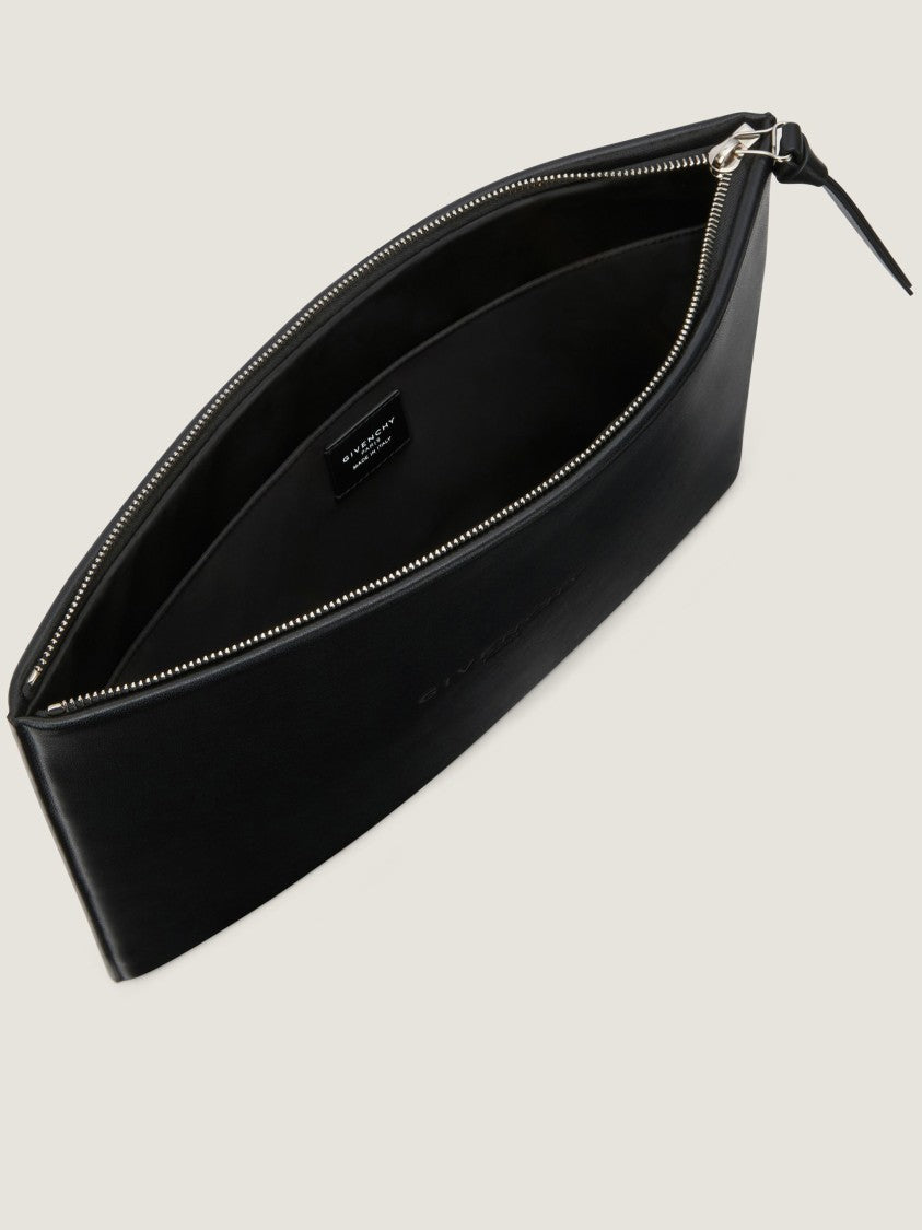 Givenchy Padded Antigona Rectangular Calf Leather Pouch