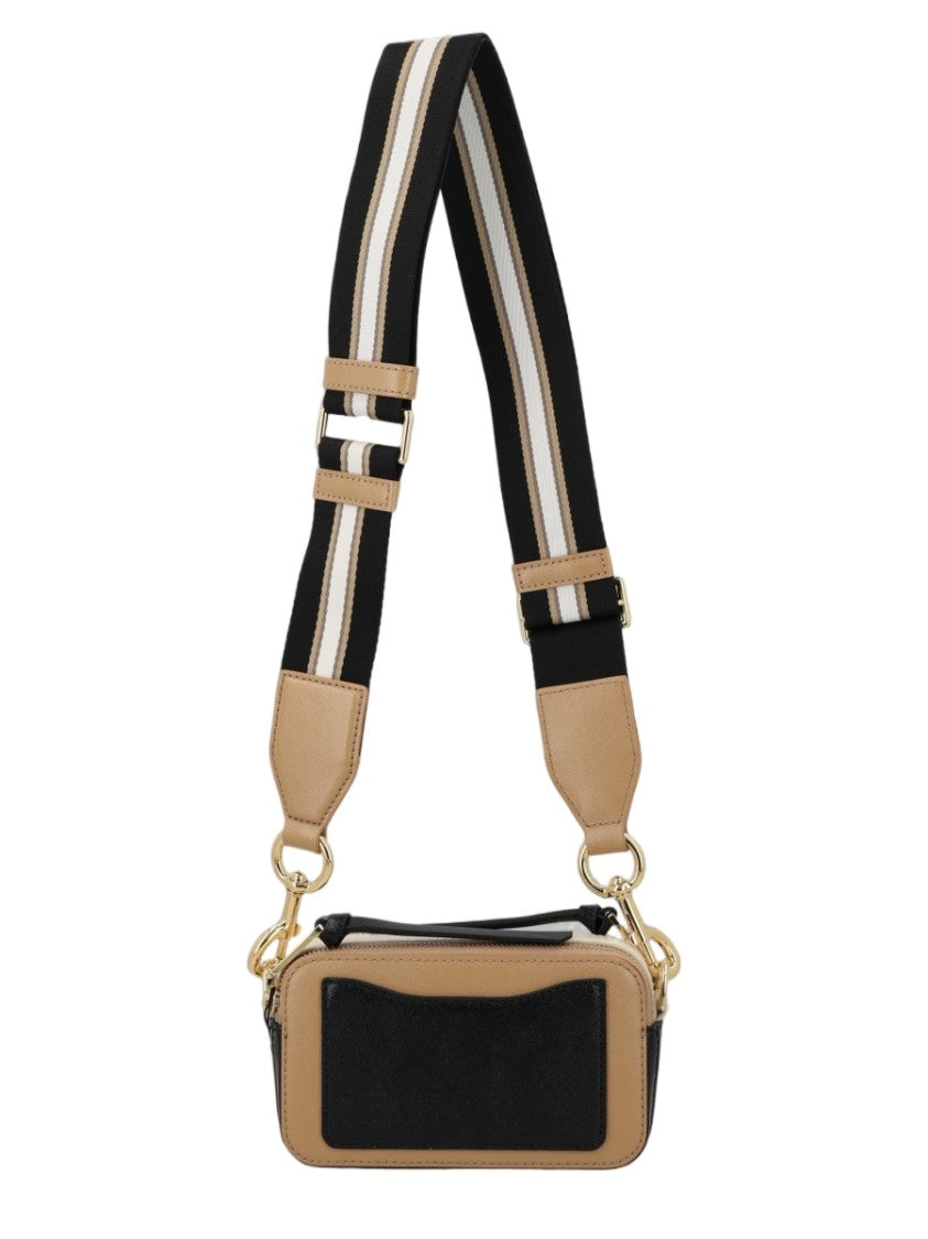 Marc Jacobs Compact Crossbody Bag With Bold Gold-Tone Logo