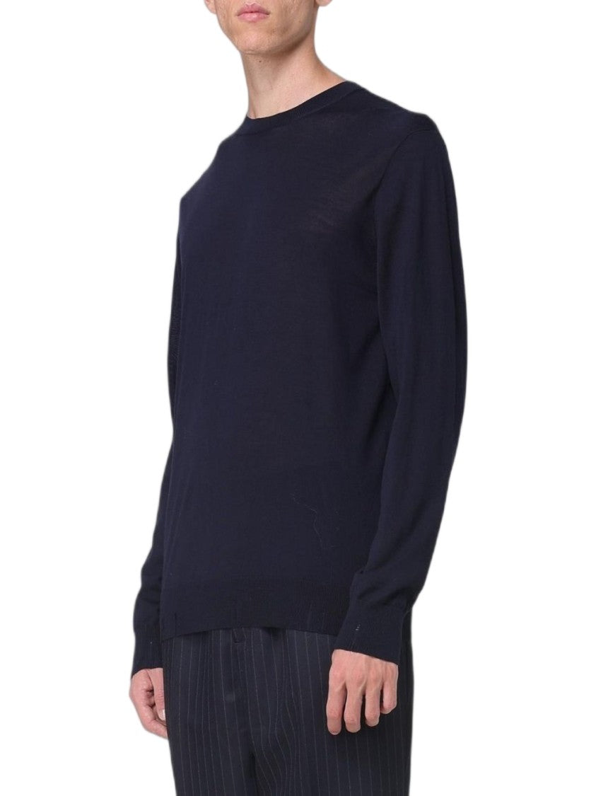 Golden Goose Black Crew Neck Metallic Accents Sweater