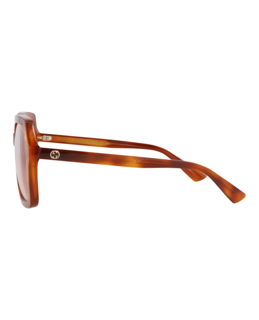 Gucci Square-Frame Recycled Acetate Sunglasses