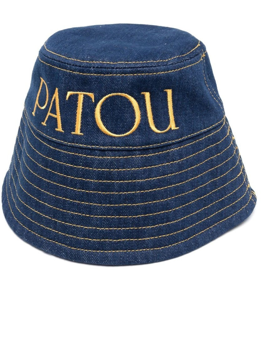 Patou Blue Denim Bucket Hat