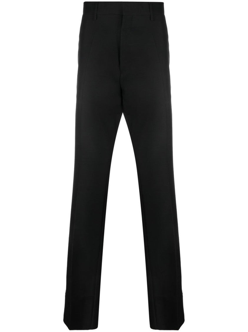Dsquared2 Tailored Black Trousers With Classic Waistband And Subtle Pleats