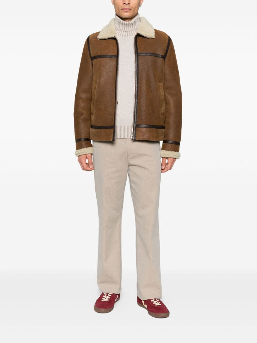 Vengera Natural-Toned Gran Sasso Sweater With Ribbed Turtleneck