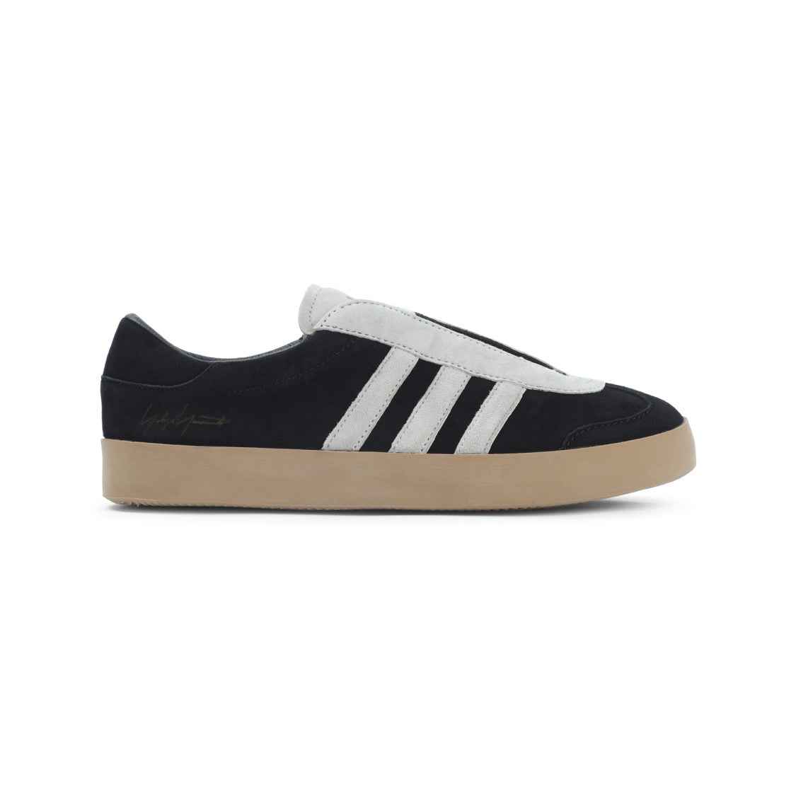 Y-3 Low-Top Sneakers In Black Suede With Contrasting Details