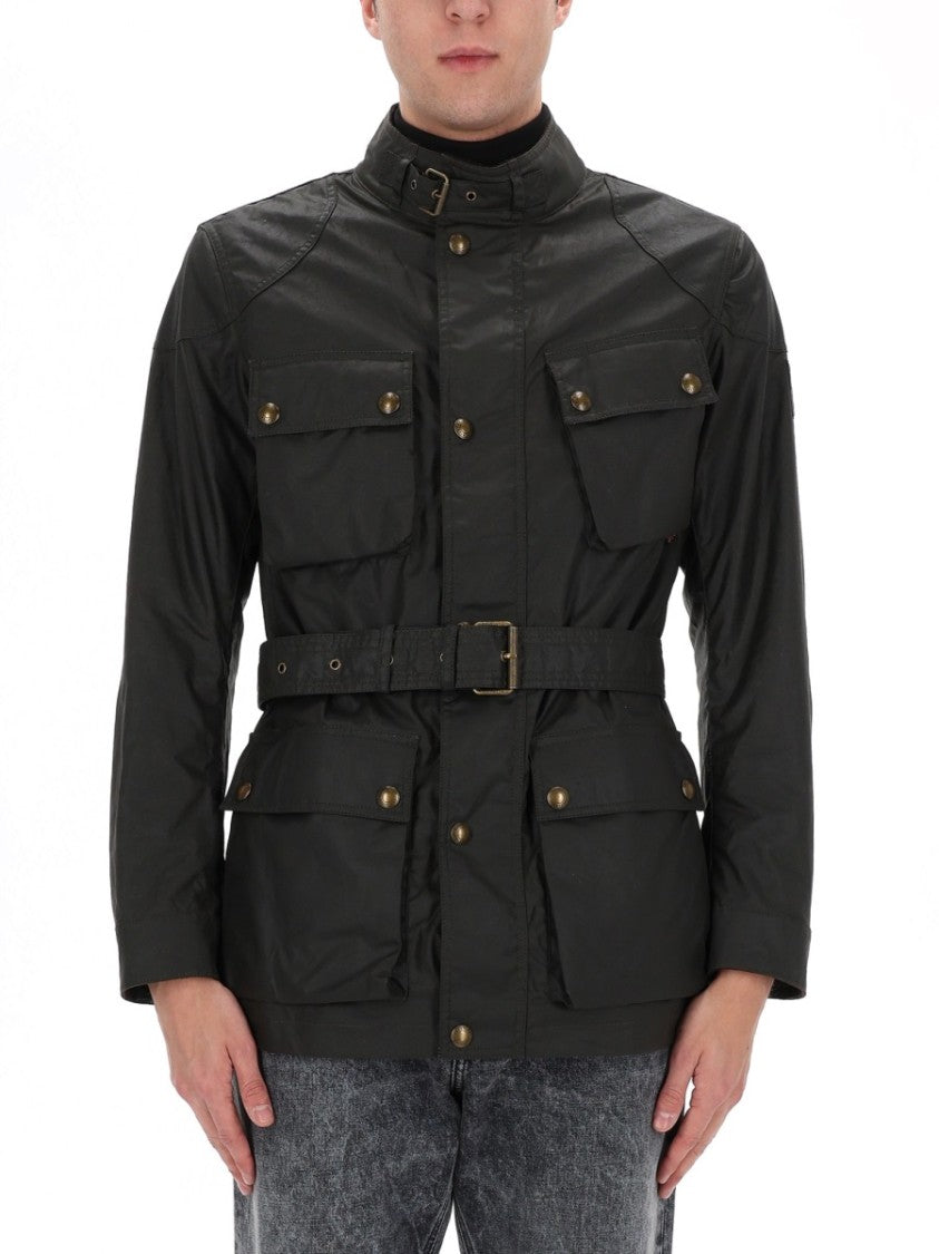 Belstaff Trialmaster Belted Multi-Pocket Cotton Jacket
