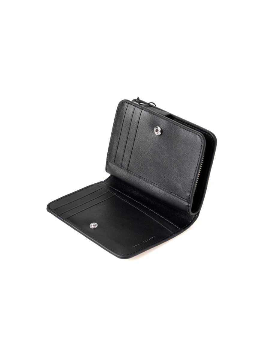 Marc Jacobs Bi-Fold Wallet In Smooth Calf Leather